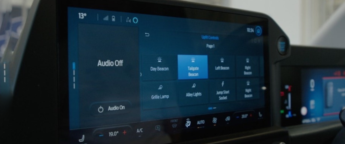 Ford Pro AA van using Ford SYNC technology