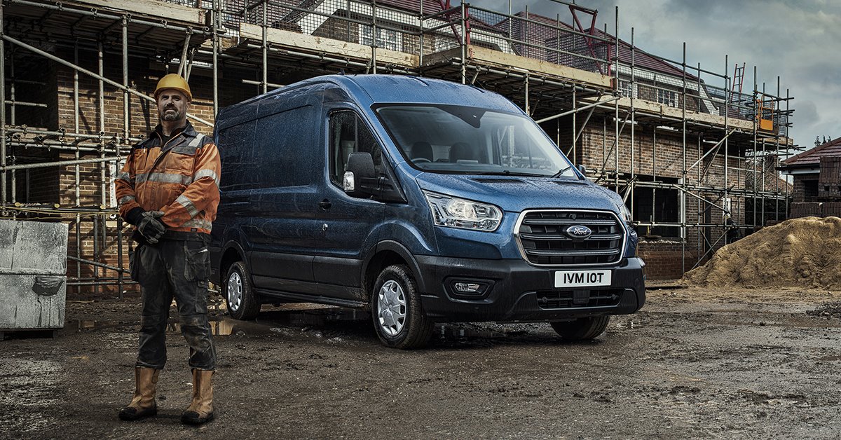 Working in construction made easier with the Ford range